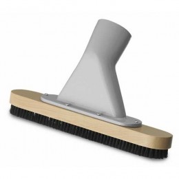 Brush nozzle across electrically conduct