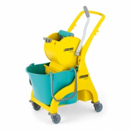 Single bucket trolley with squeezer 28L