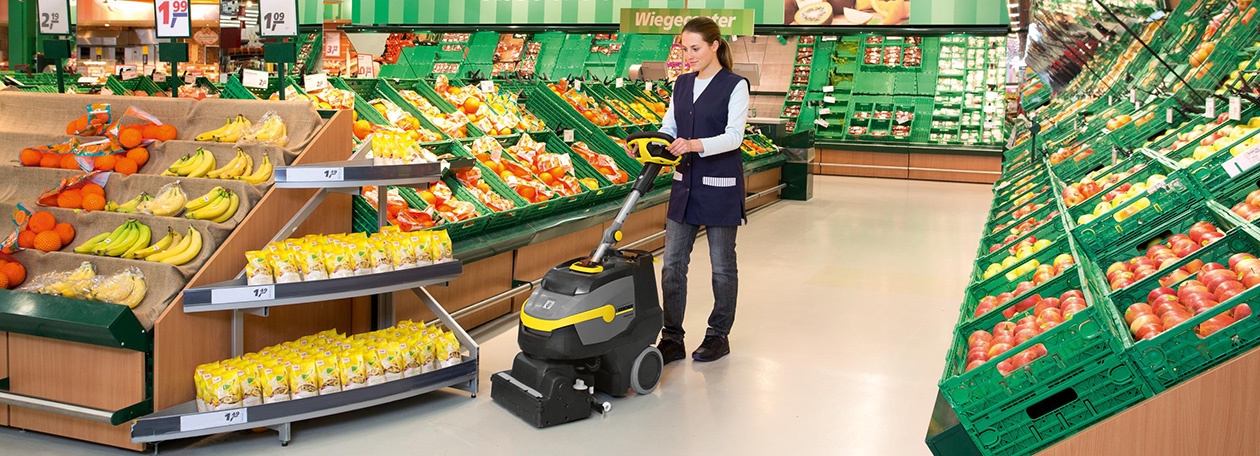 Μηχανές περιποίησης δαπέδου πεζού χειριστή Μηχανές περιποίησης δαπέδου πεζού χειριστή